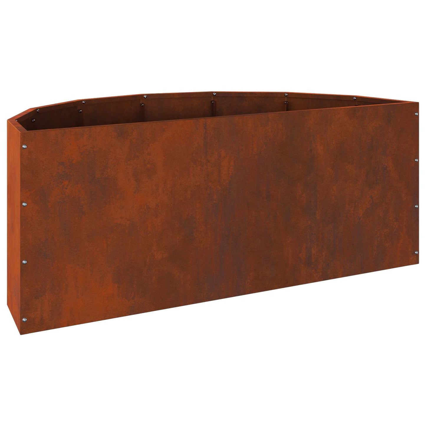 vidaXL Pflanzkübel Rostig 90 x 45 x 35 cm Wetterfeststahl
