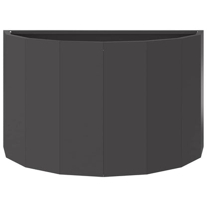 vidaXL Pflanzkübel Schwarz 60 x 30 x 35 cm Stahl