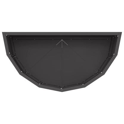 vidaXL Pflanzkübel Schwarz 60 x 30 x 35 cm Stahl