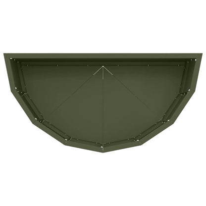vidaXL Pflanzkübel Olive Grün 60 x 30 x 35 cm Stahl
