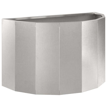 vidaXL Pflanzkübel Silber 60 x 30 x 35 cm Edelstahl