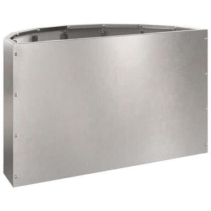 vidaXL Pflanzkübel Silber 60 x 30 x 35 cm Edelstahl