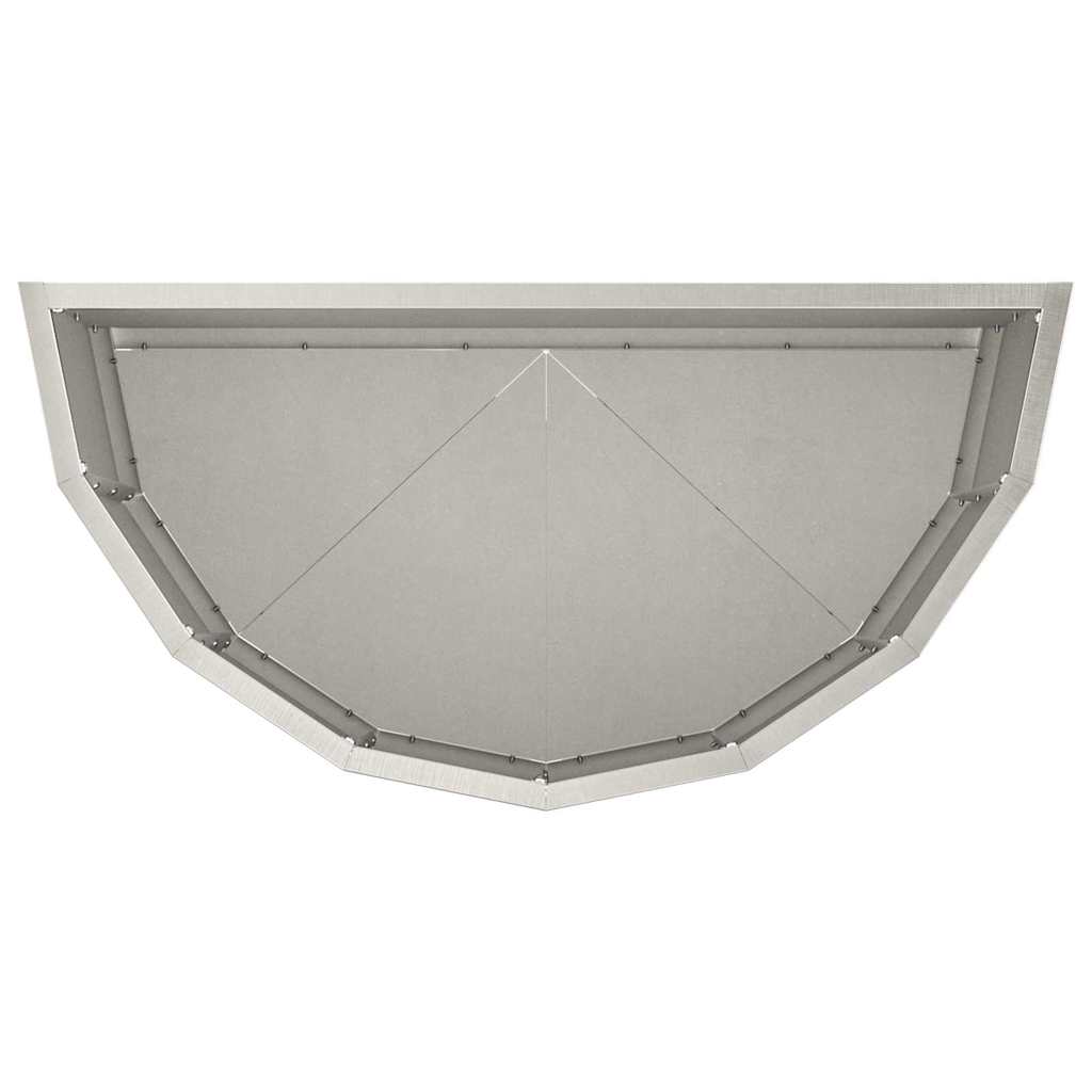 vidaXL Pflanzkübel Silber 60 x 30 x 35 cm Edelstahl