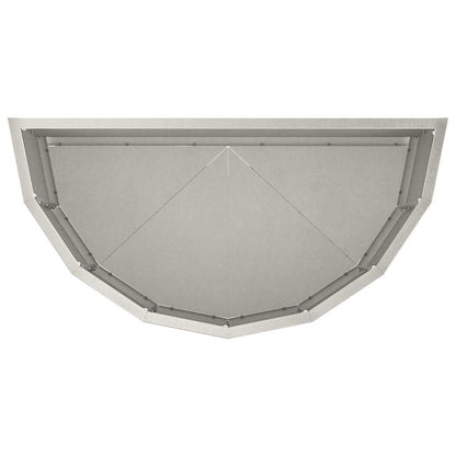 vidaXL Pflanzkübel Silber 60 x 30 x 35 cm Edelstahl