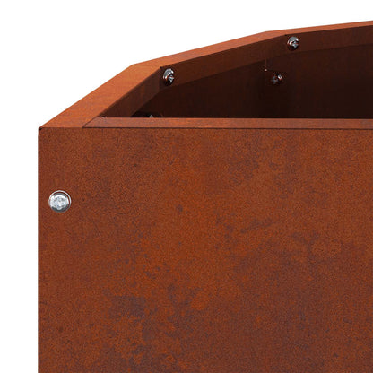 vidaXL Pflanzkübel Rostig 60 x 30 x 35 cm Wetterfeststahl