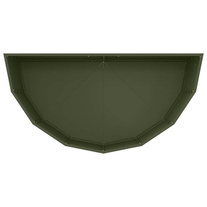 vidaXL Jardinière vert olive 120 x 60 x 50 cm acier