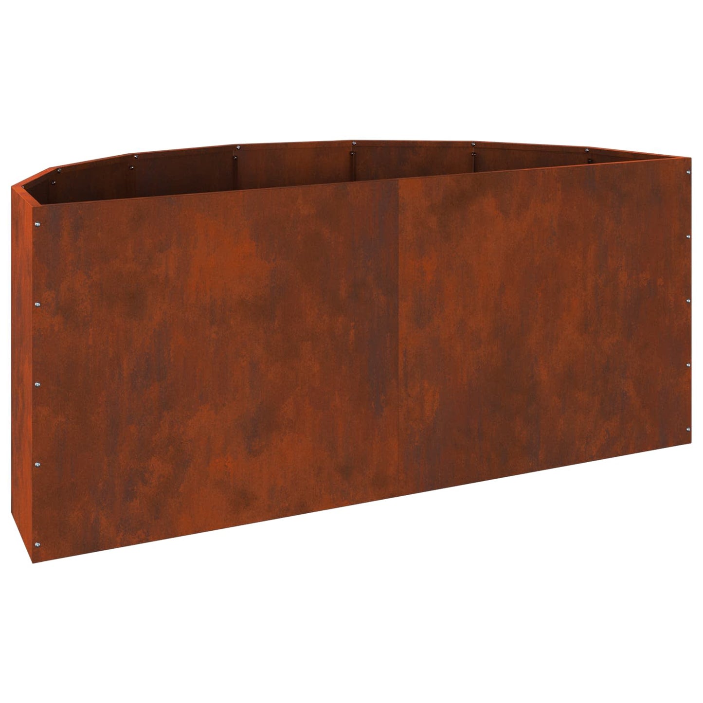 vidaXL Jardinière Corten 120 x 60 x 50 cm Acier patinable