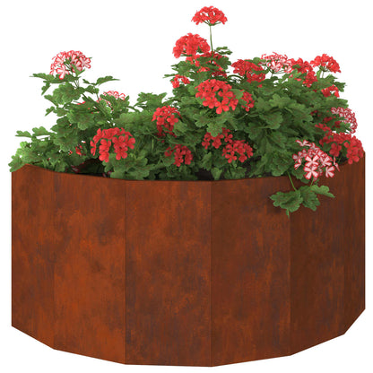 vidaXL Jardinière Corten 120 x 60 x 50 cm Acier patinable