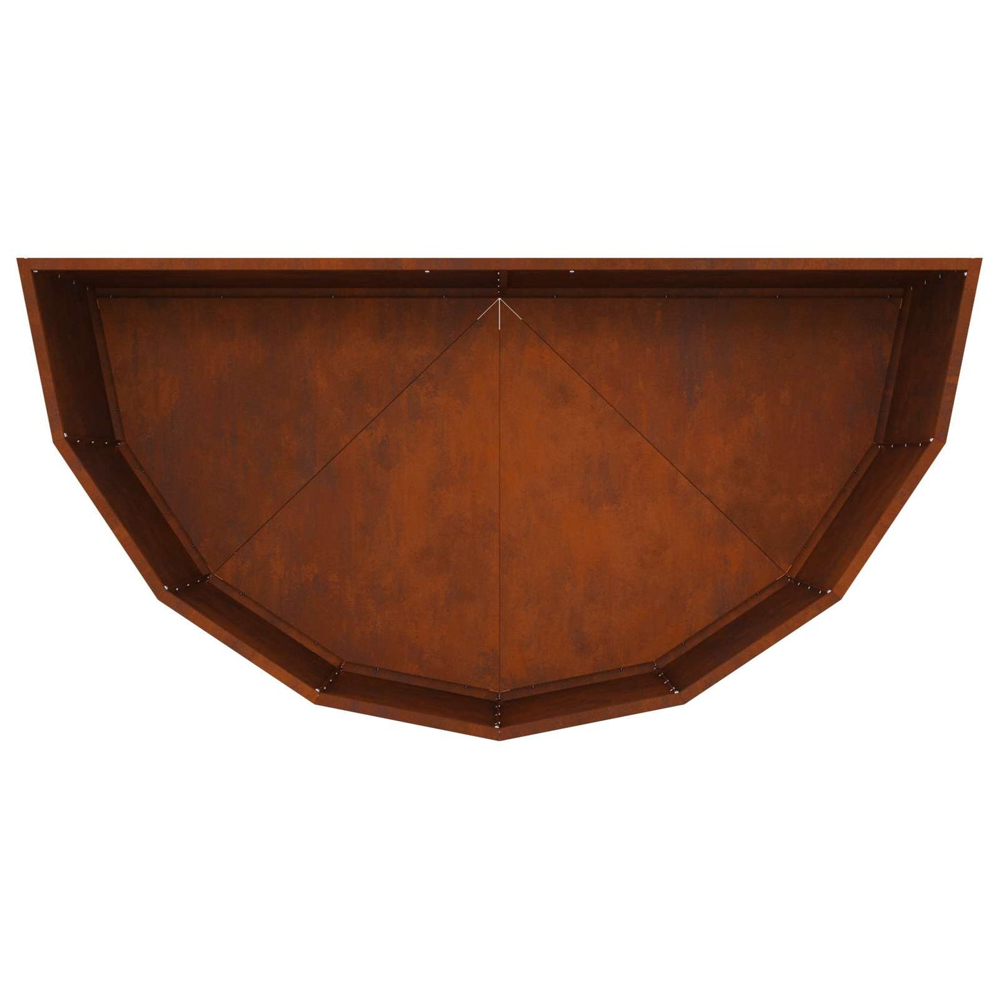 vidaXL Jardinière Corten 120 x 60 x 50 cm Acier patinable