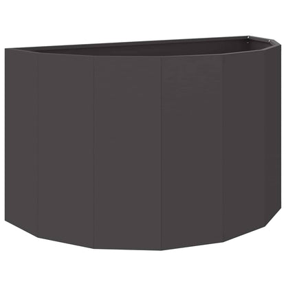 vidaXL Jardinière noire 90 x 45 x 50 cm acier