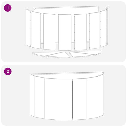 Pflanzkübel Weiß 90 x 45 x 50 cm Stahl