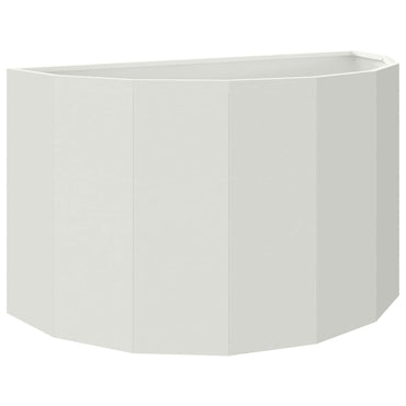 vidaXL Jardinière Blanc 90 x 45 x 50 cm Acier