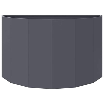 vidaXL Jardinière anthracite 90 x 45 x 50 cm acier