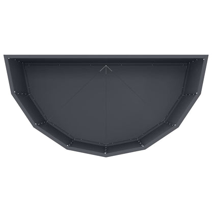 vidaXL Jardinière anthracite 90 x 45 x 50 cm acier