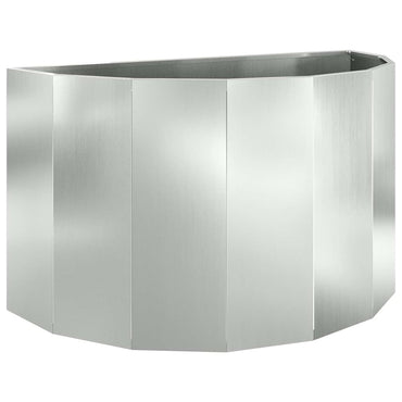 vidaXL Jardinière argentée 90 x 45 x 50 cm Acier galvanisé