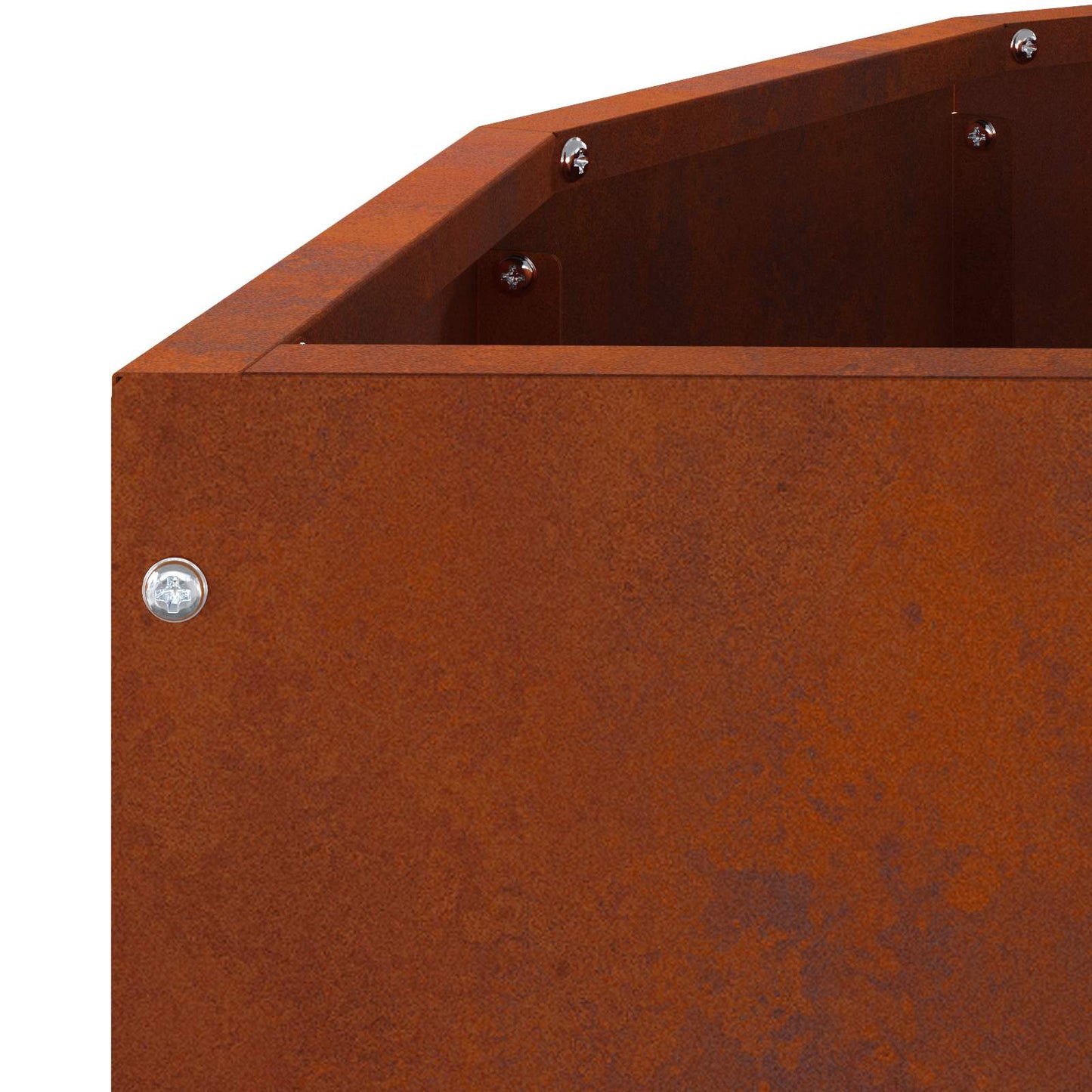vidaXL Jardinière Rouille 90 x 45 x 50 cm Acier corten