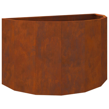 vidaXL Jardinière Rouille 90 x 45 x 50 cm Acier corten