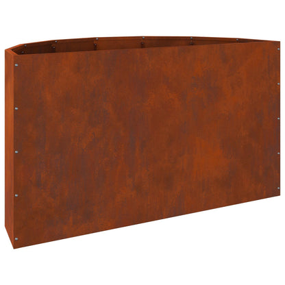 vidaXL Jardinière Rouille 90 x 45 x 50 cm Acier corten