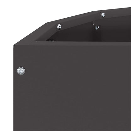 vidaXL Jardinière noire 60 x 30 x 50 cm acier