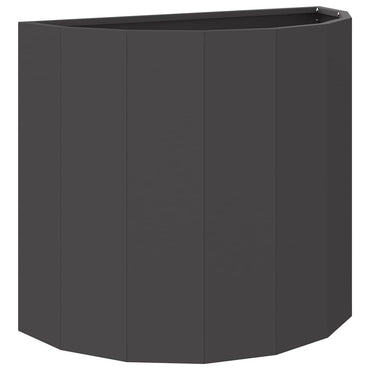 vidaXL Jardinière noire 60 x 30 x 50 cm acier