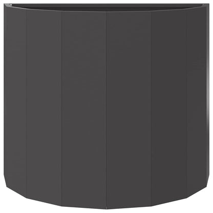 vidaXL Jardinière noire 60 x 30 x 50 cm acier