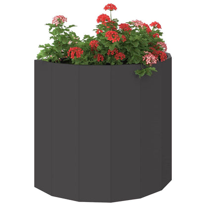 vidaXL Jardinière noire 60 x 30 x 50 cm acier