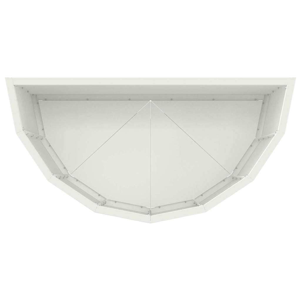 vidaXL Jardinière blanc 60 x 30 x 50 cm Acier
