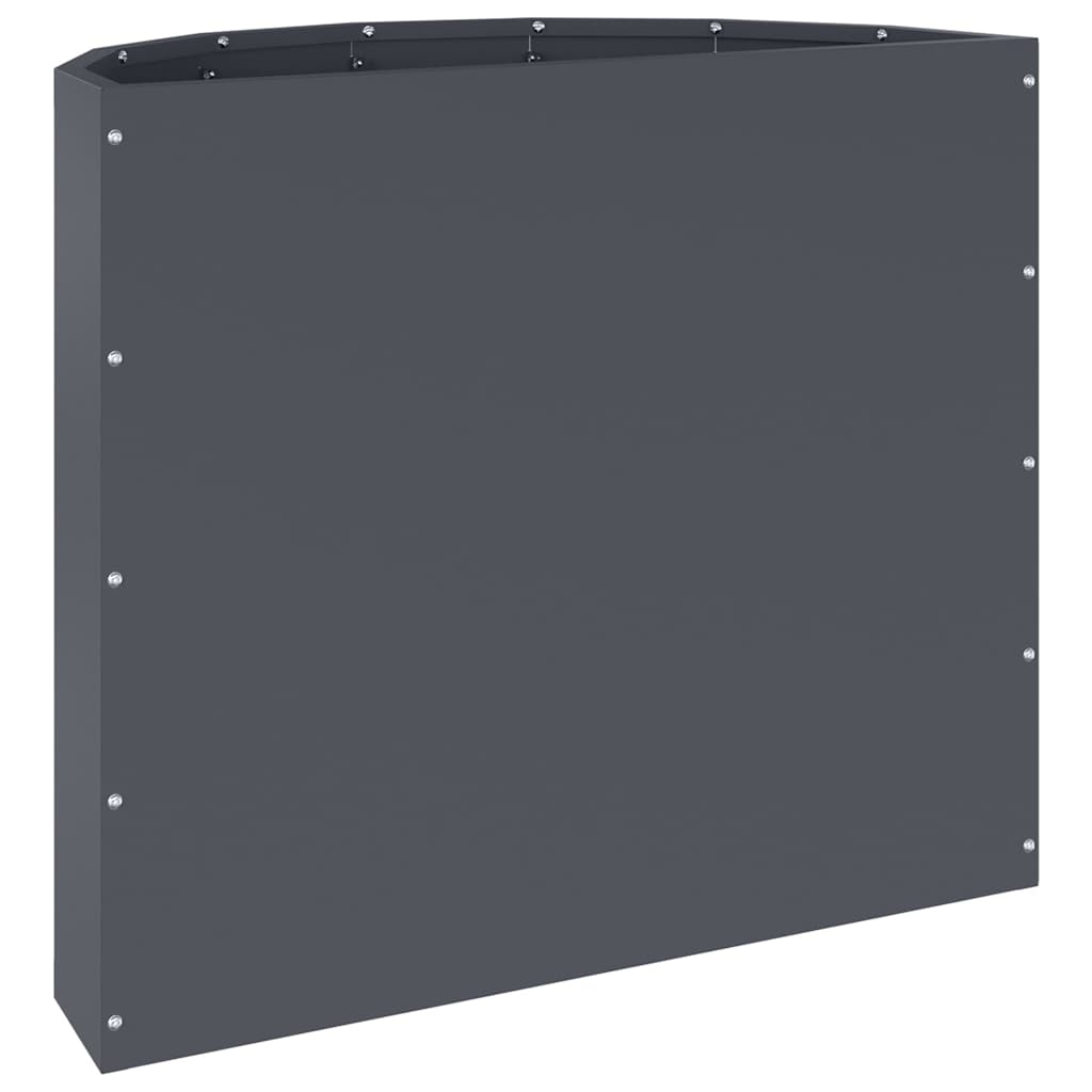 vidaXL Jardinière anthracite 60 x 30 x 50 cm acier