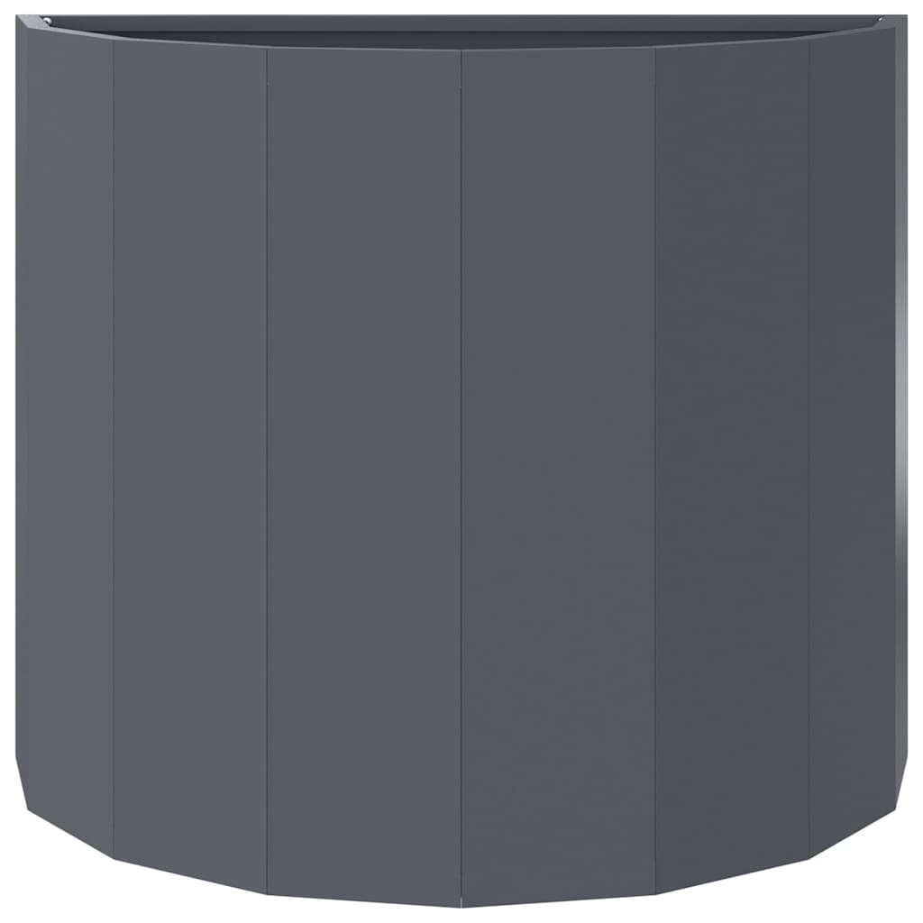vidaXL Jardinière anthracite 60 x 30 x 50 cm acier