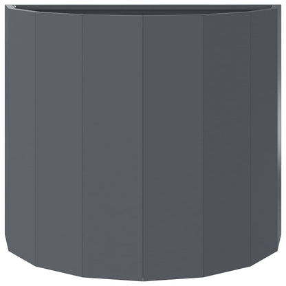 vidaXL Jardinière anthracite 60 x 30 x 50 cm acier
