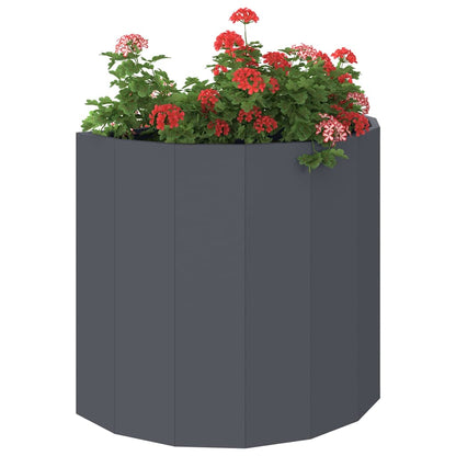 vidaXL Jardinière anthracite 60 x 30 x 50 cm acier