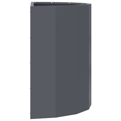 vidaXL Jardinière anthracite 60 x 30 x 50 cm acier