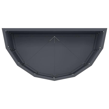 vidaXL Jardinière anthracite 60 x 30 x 50 cm acier