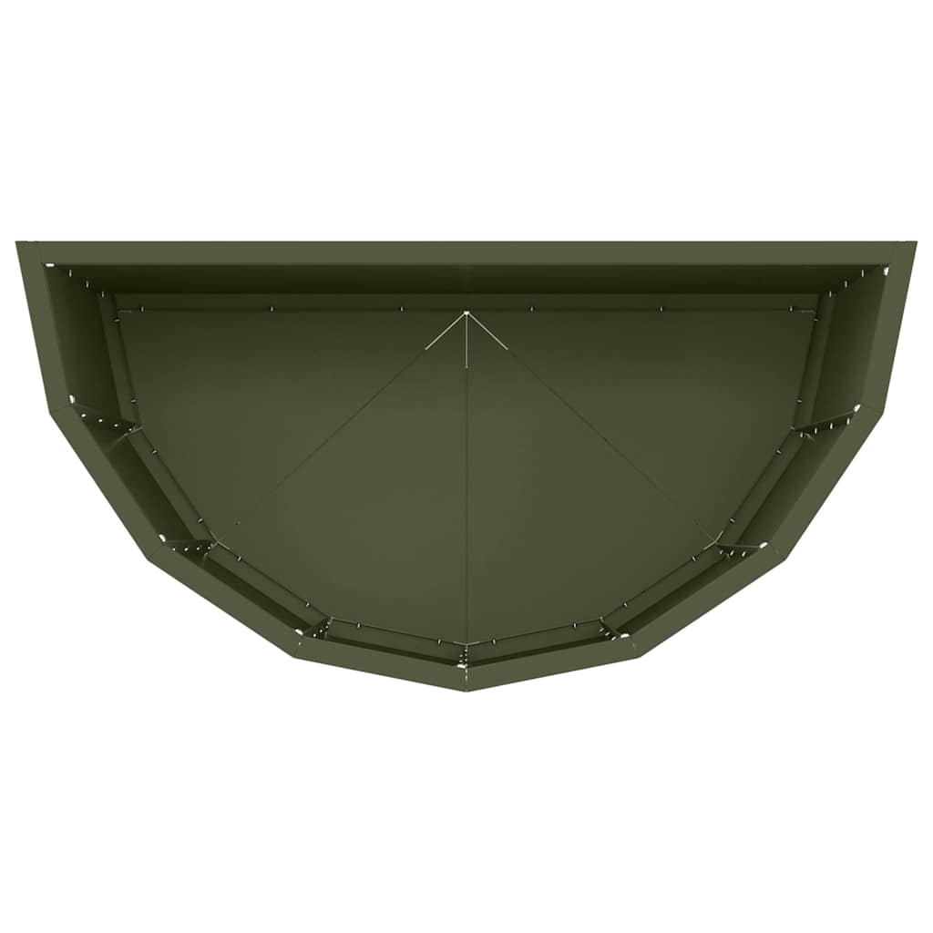 vidaXL Pflanzkübel Olive Grün 60 x 30 x 50 cm Stahl