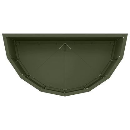 vidaXL Pflanzkübel Olive Grün 60 x 30 x 50 cm Stahl
