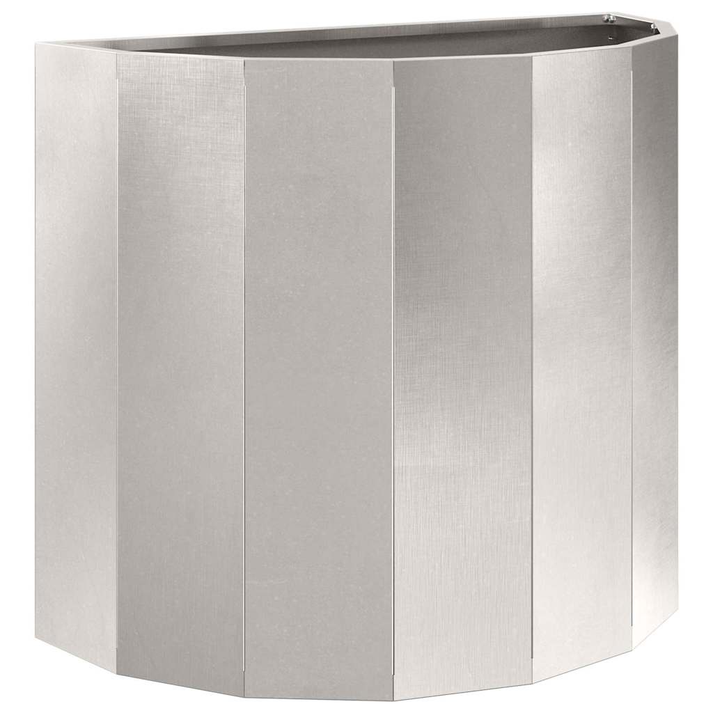 vidaXL Pflanzkübel Silber 60 x 30 x 50 cm Edelstahl