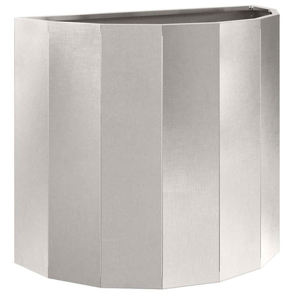 vidaXL Pflanzkübel Silber 60 x 30 x 50 cm Edelstahl
