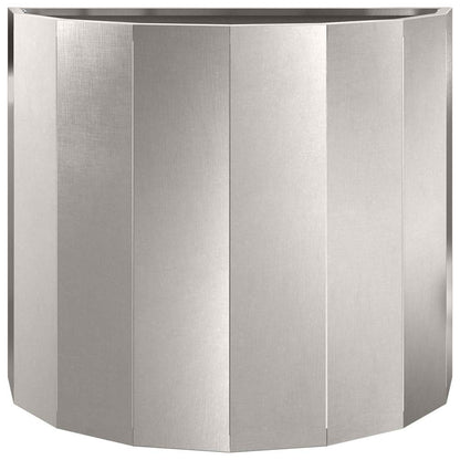 vidaXL Pflanzkübel Silber 60 x 30 x 50 cm Edelstahl