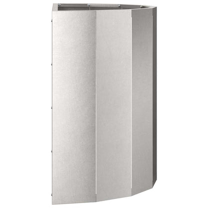vidaXL Pflanzkübel Silber 60 x 30 x 50 cm Edelstahl