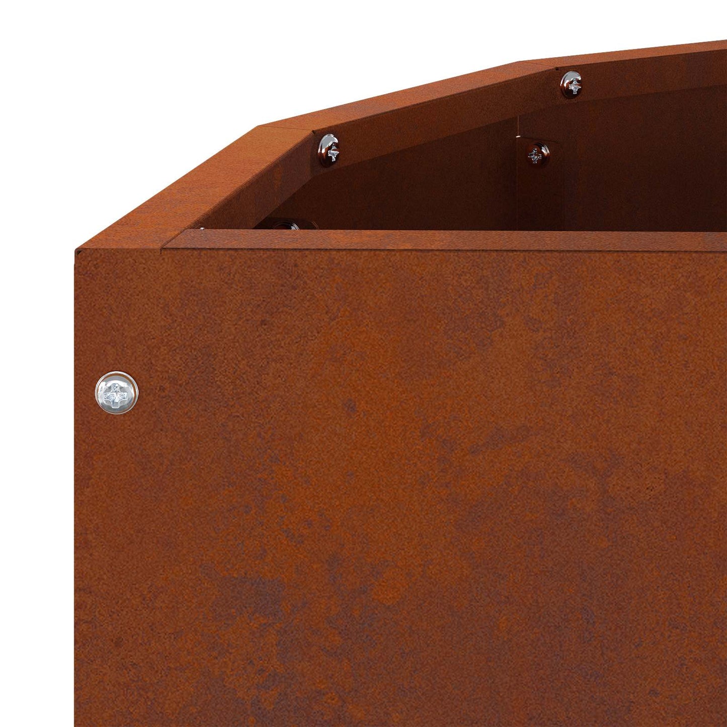 vidaXL Pflanzkübel Rostig 60 x 30 x 50 cm Wetterfeststahl