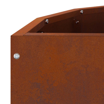 vidaXL Pflanzkübel Rostig 60 x 30 x 50 cm Wetterfeststahl