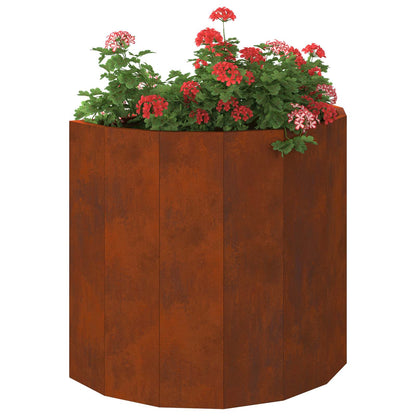 vidaXL Pflanzkübel Rostig 60 x 30 x 50 cm Wetterfeststahl