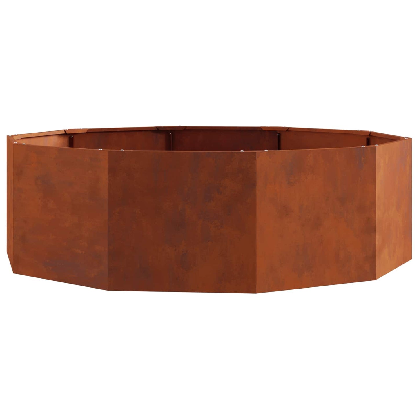 vidaXL Pflanzkübel Rostig 120 x 120 x 35 cm Wetterfeststahl