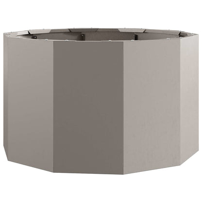 vidaXL Pflanzkübel Rostig 60 x 60 x 35 cm Wetterfeststahl