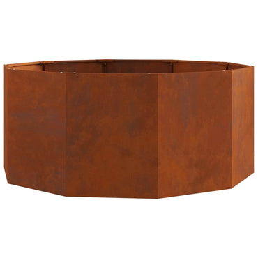 vidaXL Pflanzkübel Rostig 120 x 120 x 50 cm Wetterfeststahl