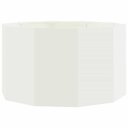 Pflanzkübel Weiß 90 x 90 x 50 cm Stahl