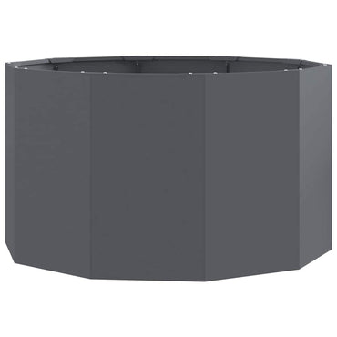 vidaXL Pflanzkübel Anthrazit 90 x 90 x 50 cm Stahl
