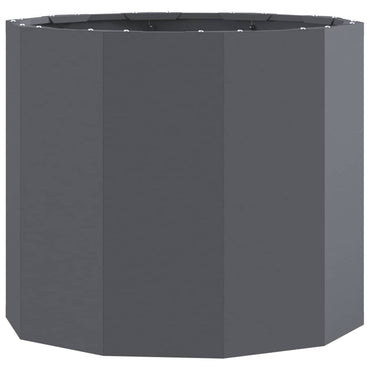 vidaXL Pflanzkübel Anthrazit 60 x 60 x 50 cm Stahl
