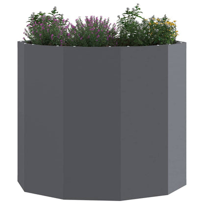 vidaXL Pflanzkübel Anthrazit 60 x 60 x 50 cm Stahl
