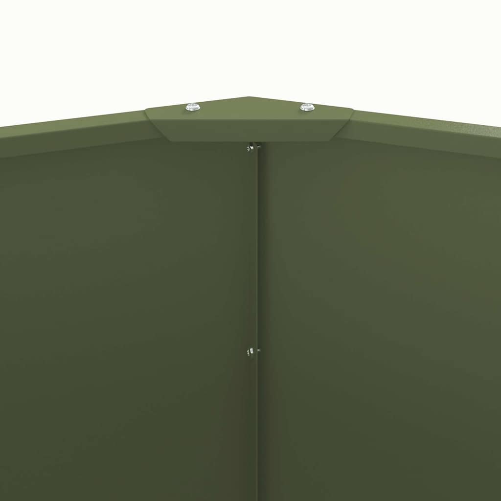 vidaXL Pflanzkübel Olive Grün 60 x 60 x 50 cm Stahl